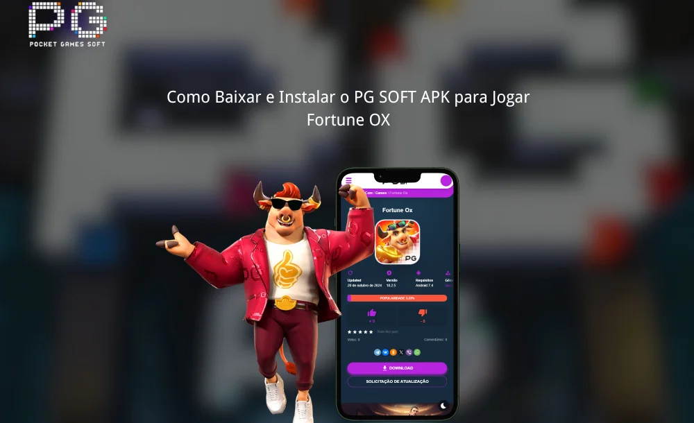 Como Baixar e Instalar o PG SOFT APK para Jogar Fortune OX