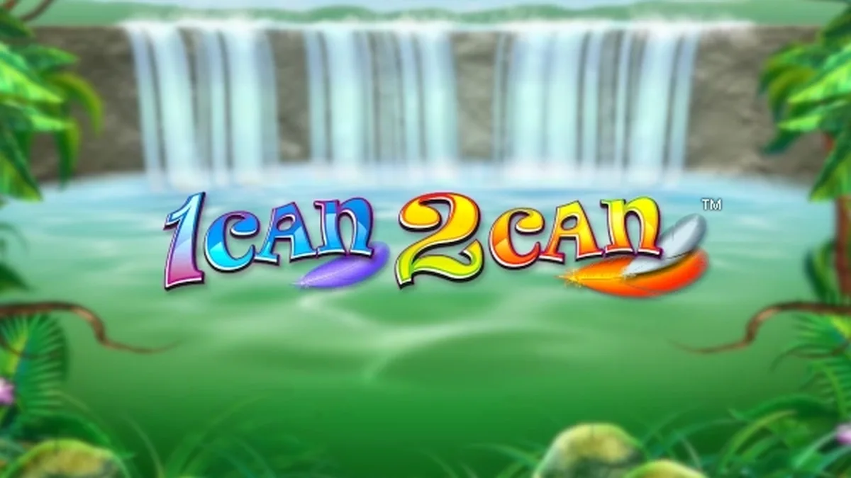 Tampilan visual slot 1 Can 2 Can dengan tema hutan tropis